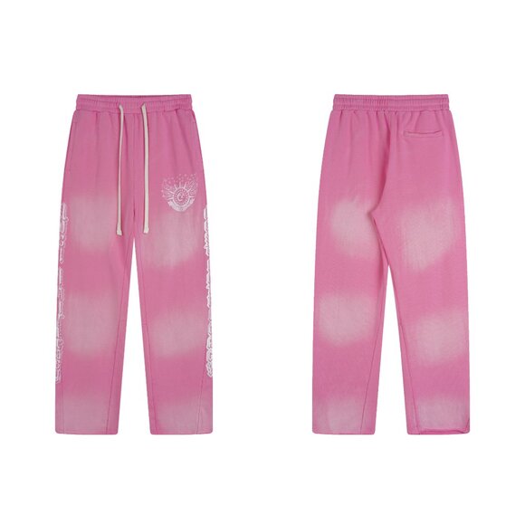 Lost intricacy washed distressed pink sweatpants - Picture 1 of 9